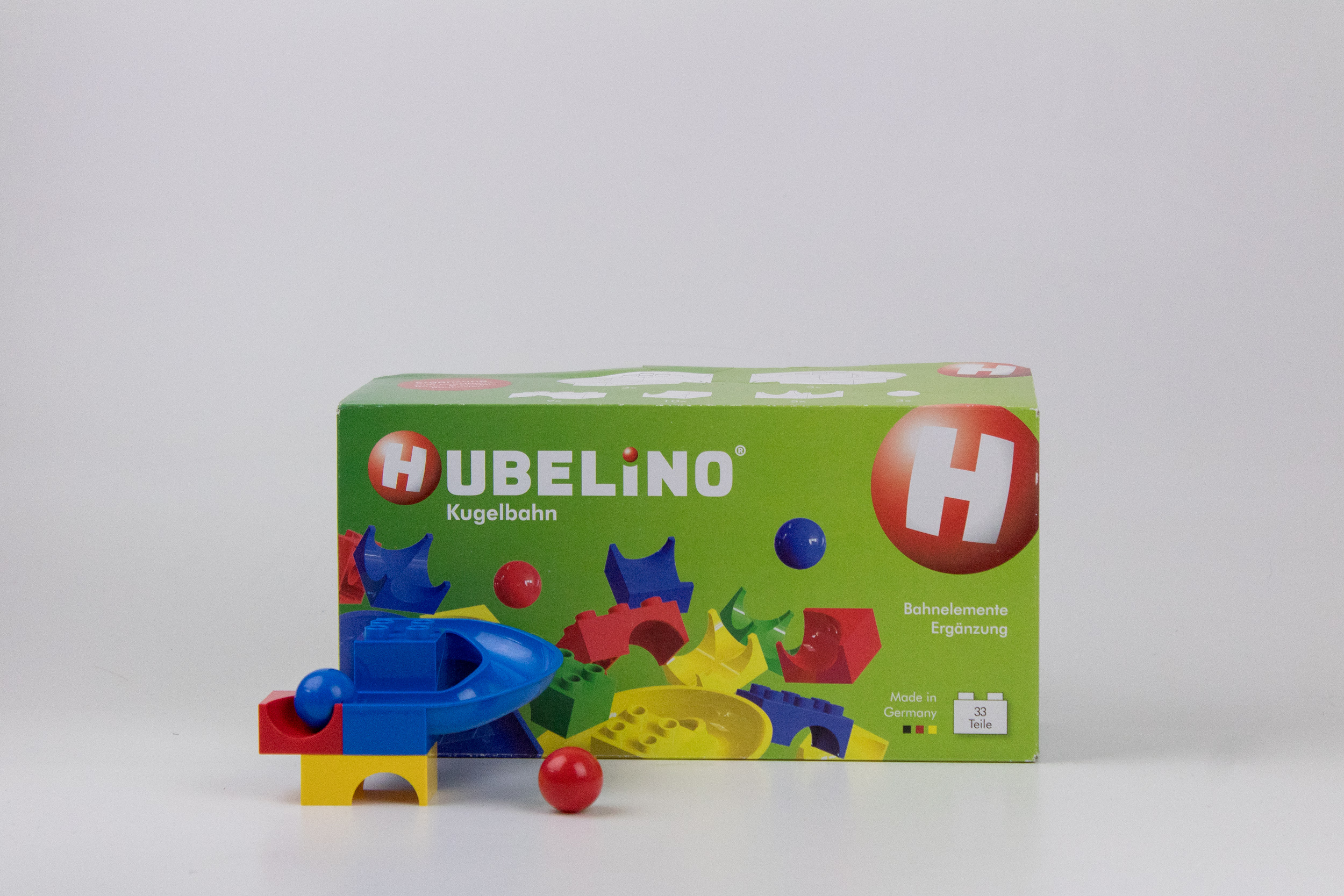 Packaging für ein Hubelino Erweiterungsset